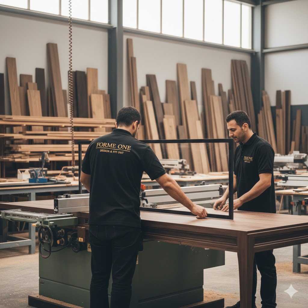 The Forme One workshop