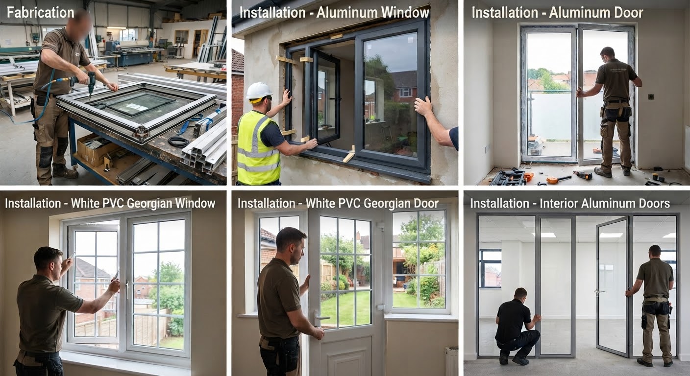Aluminum, Glass & PVC Services